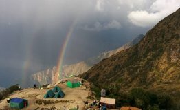 Inca Trail to Machu Picchu.,