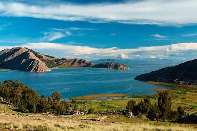 The Peruvian Island Titicaca Lake